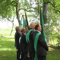 Boże Ciało - Debrza w ogrodzie u p. Krężałków i Dłużeniów 30.05.2013 r.